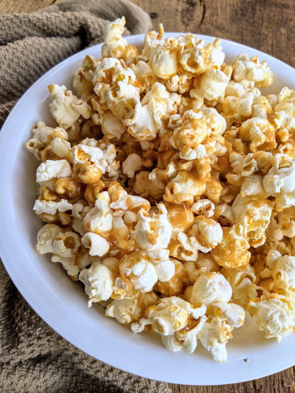 Easy Stovetop Caramel Popcorn (GF) Blessed Beyond Crazy