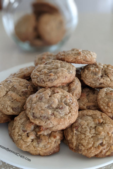 Close up of plate of Island Treasure Cookie Recipe with Gluten-Free Option