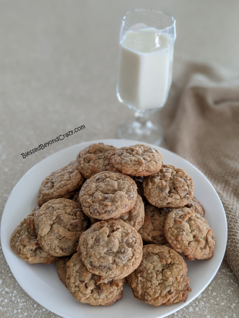 Fresh Island Treasure Cookie Recipe with Gluten-Free Option with glass of milk