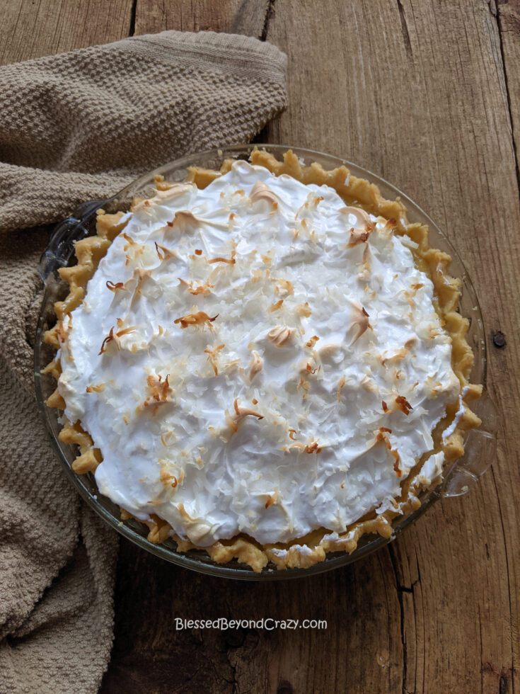 Coconut Cream Pie (Gluten-Free Option)