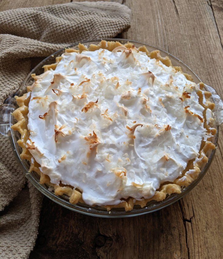 Coconut Cream Pie (Gluten-Free Option) 