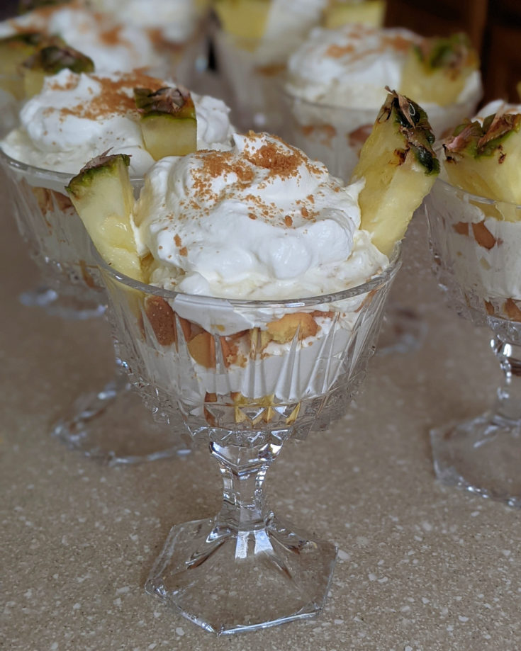 Easy Pineapple Parfaits (Gluten-Free Option)