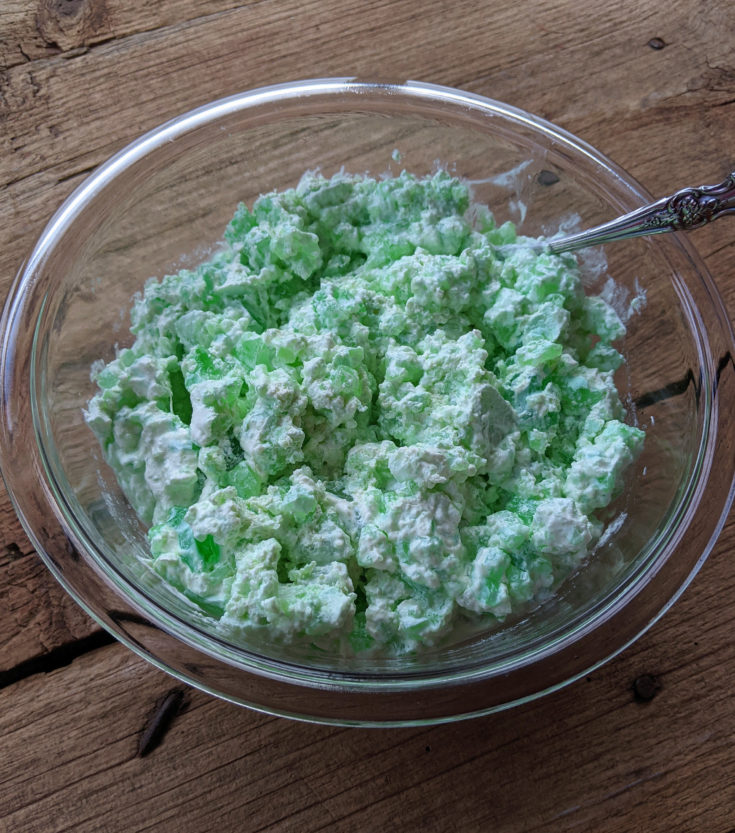 Easy Pear Lime Jell-O Salad