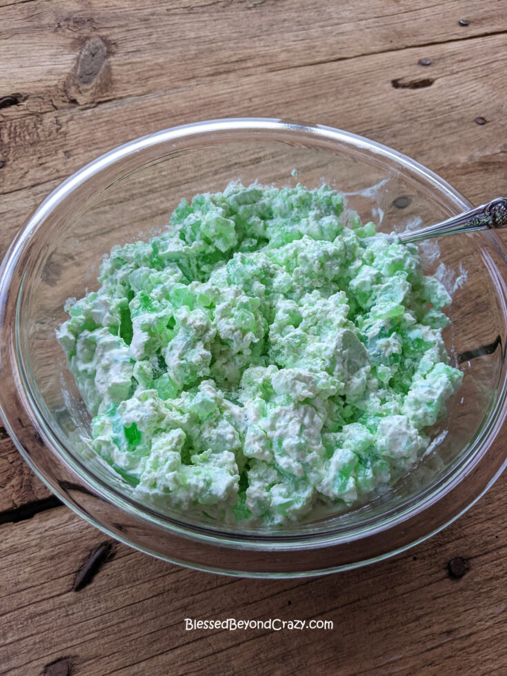 Easy Pear Lime Jell-O Salad