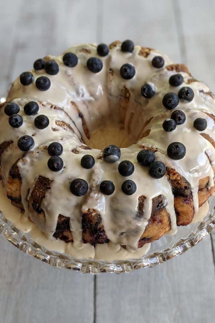 Blueberry Walnut Bundt Cake