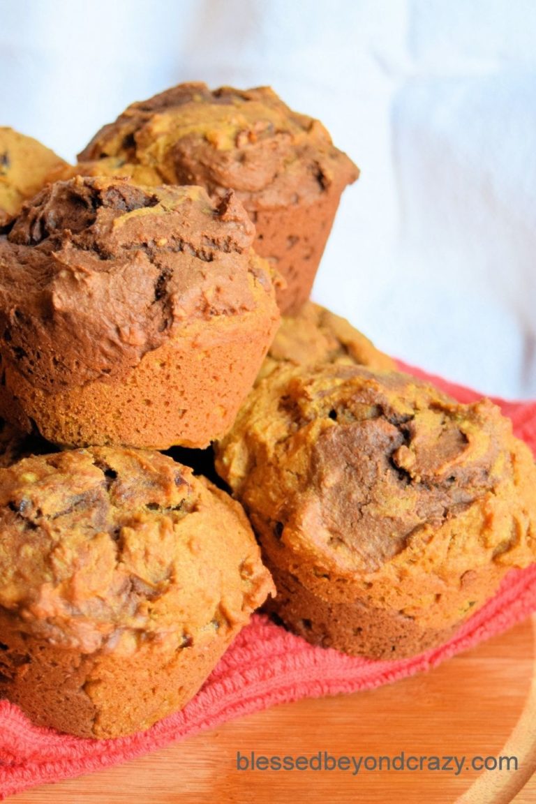 Bountiful Harvest Pumpkin Pecan Chocolate Muffins Blessed Beyond Crazy