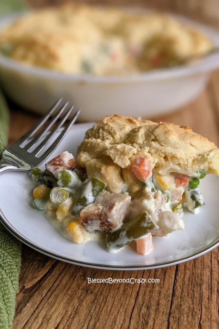 Easy Creamy Chicken Pot Pie (GlutenFree Option) Blessed Beyond Crazy