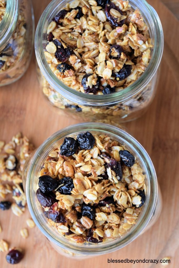 OldFashioned Homemade GlutenFree Granola Blessed Beyond Crazy
