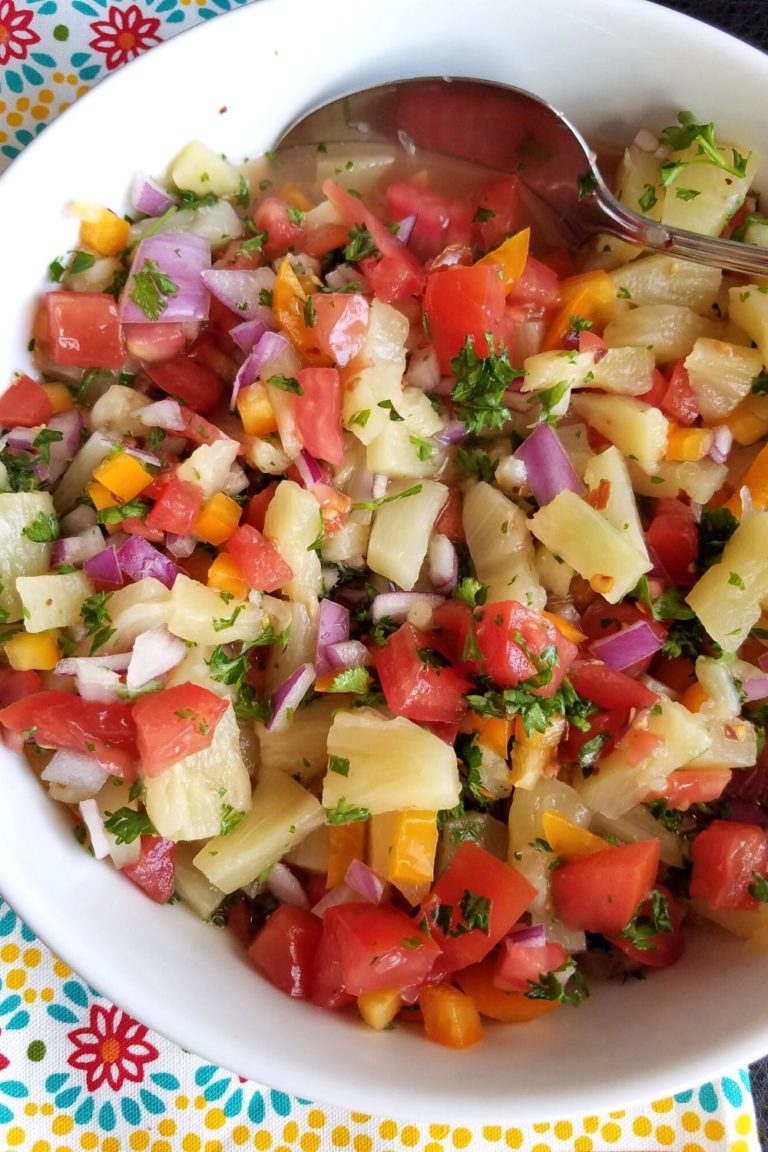Pineapple Tomato Salsa Blessed Beyond Crazy