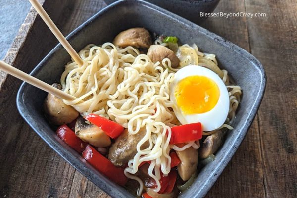 Quick and Healthy Gluten-Free Ramen - Blessed Beyond Crazy