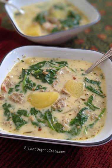 Delicious Zuppa Soup in individual servings