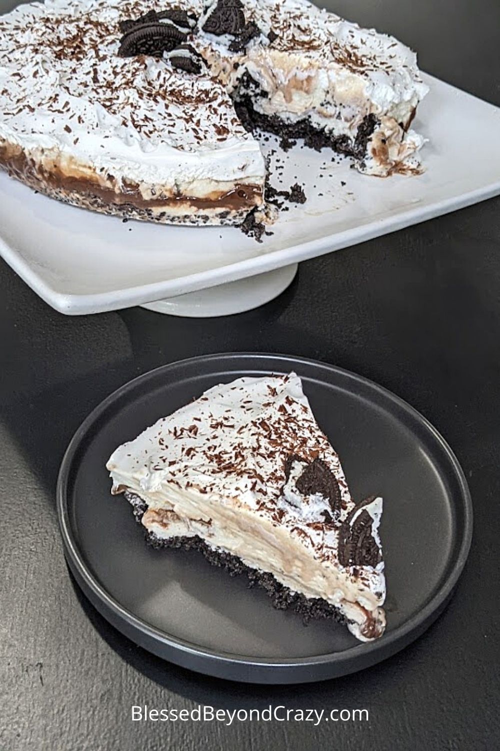 10 Minute Easy Ice Cream Cake - Blessed Beyond Crazy