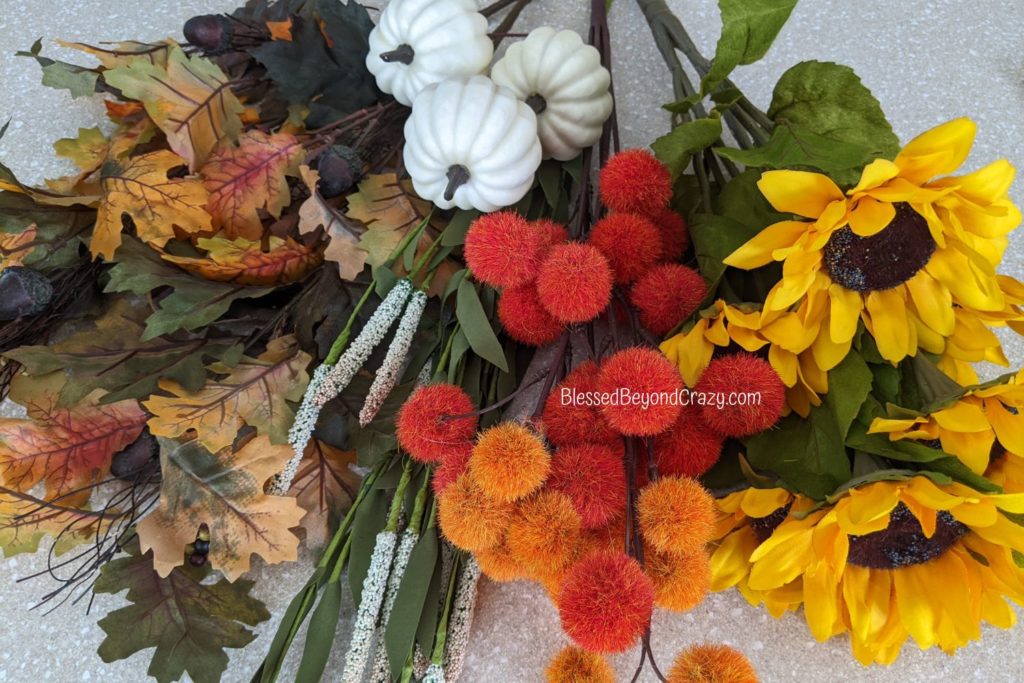 Floral Supplies for DIY Rustic Fall Centerpiece