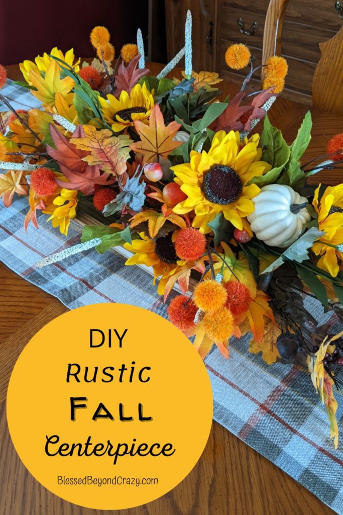 This gorgeous Rustic Fall Centerpiece comes together quickly and easily.