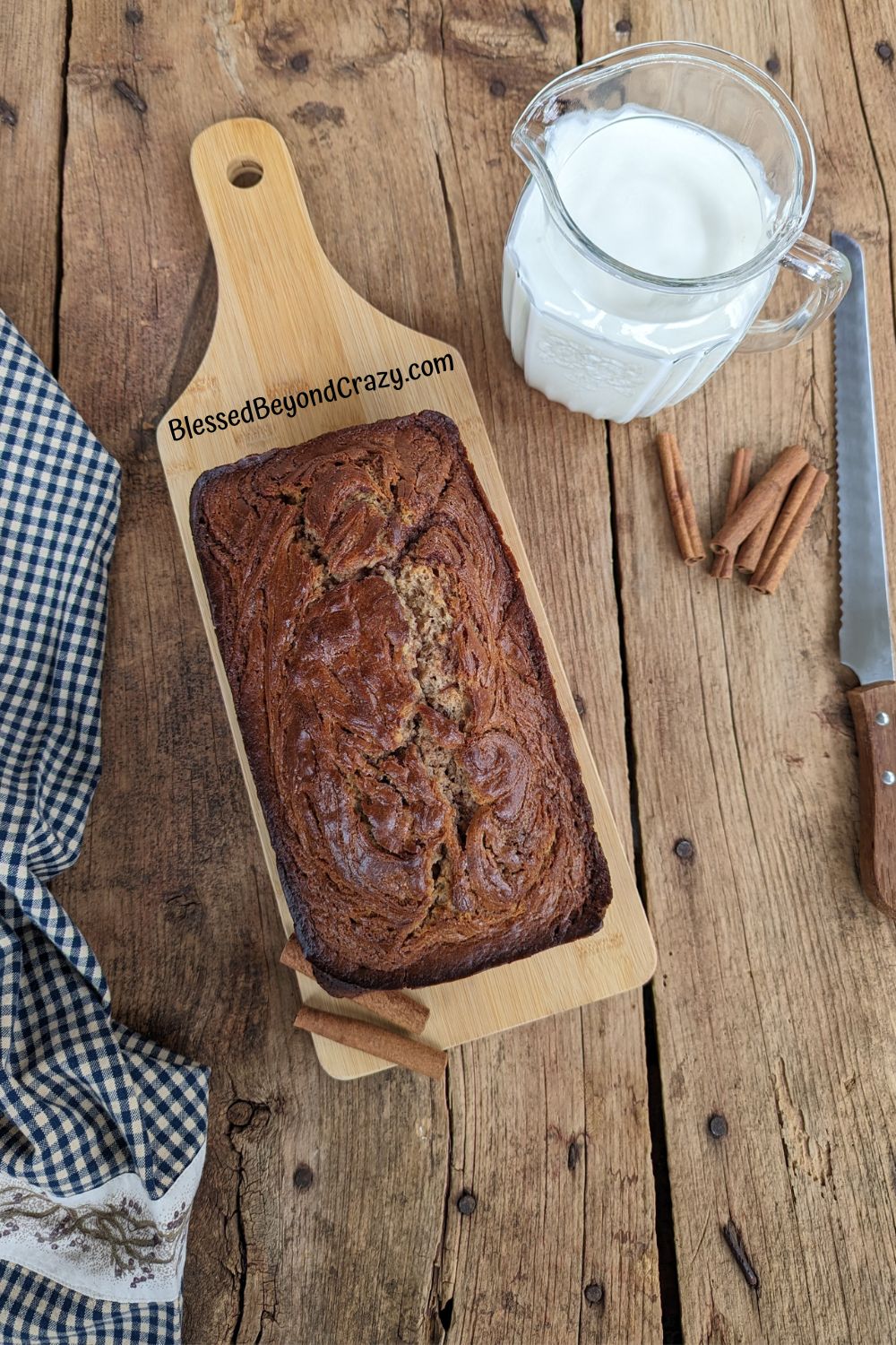 How to Make a Cinnamon Swirl Bread Loaf Blessed Beyond Crazy