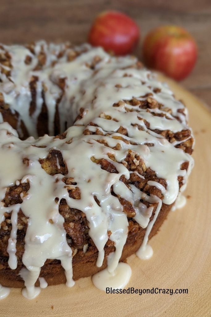 How to Make an Apple Streusel Cake Blessed Beyond Crazy