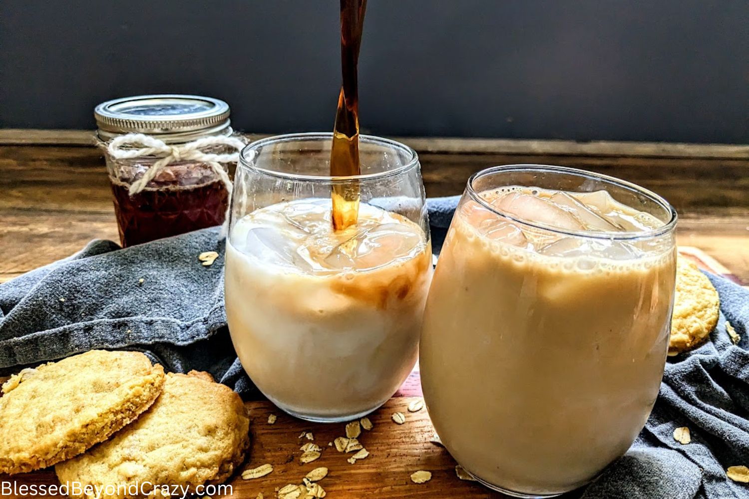 How to Make an Oatmeal Cookie Latte Blessed Beyond Crazy