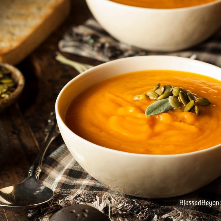 A Simple and Good Butternut Squash Soup Recipe - Blessed Beyond Crazy