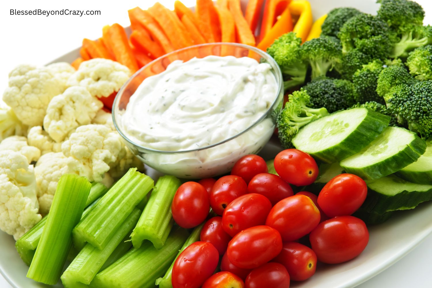 The Best Homemade Vegetable Dip - Blessed Beyond Crazy