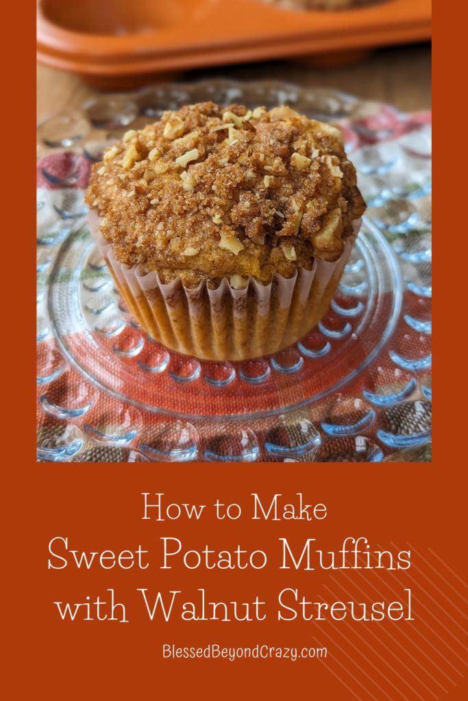 Pinterest image of muffin.