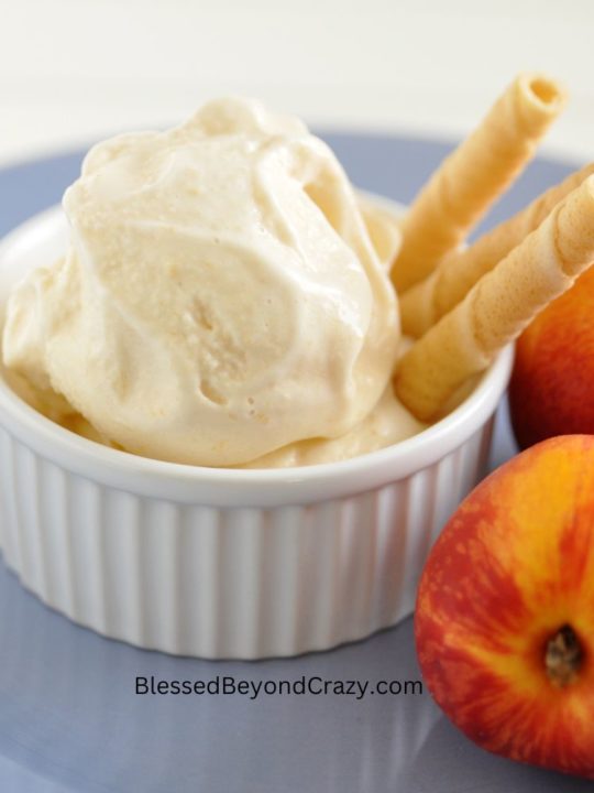 Peaches and Cream Recipe - Adventures of a DIY Mom