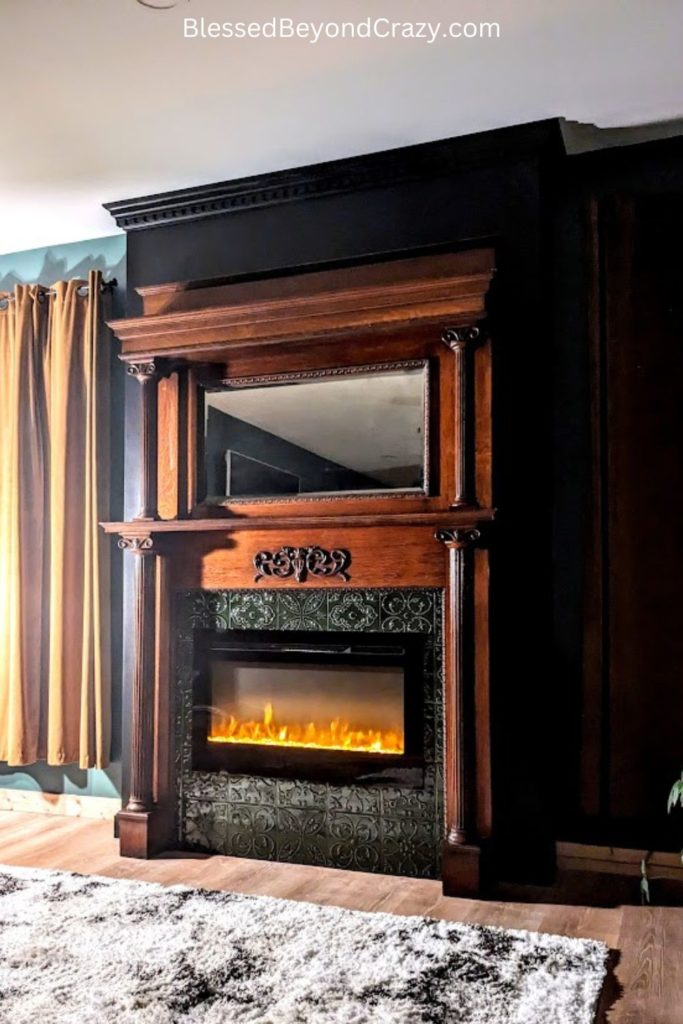 antique fireplace surround