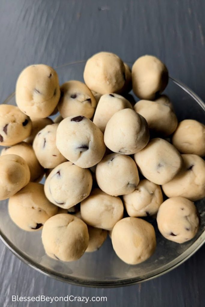 cookie dough balls