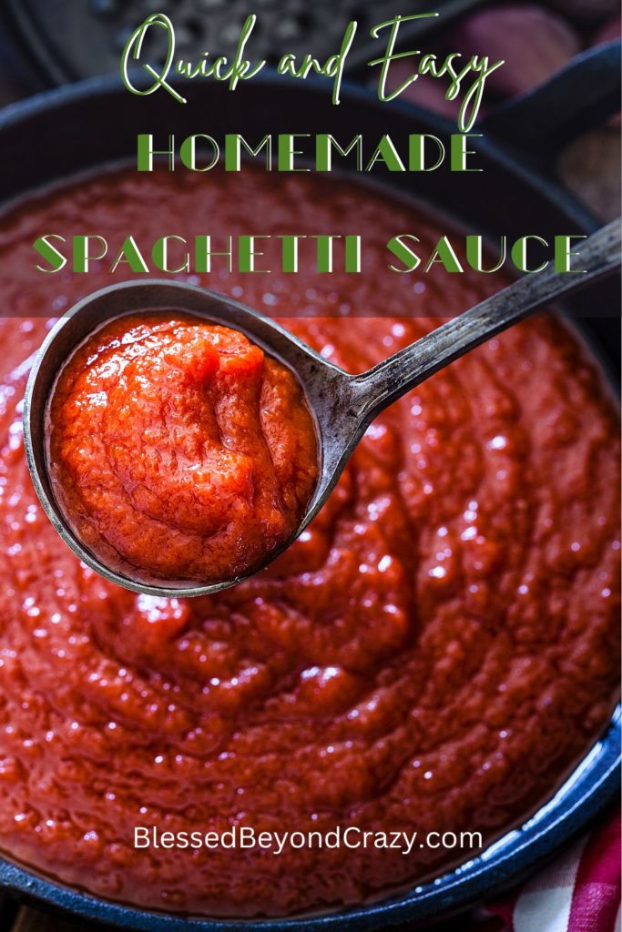 spaghetti sauce