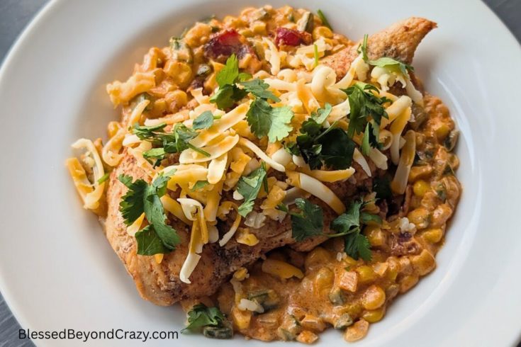 Creamed Corn and Jalapeño Popper Chicken