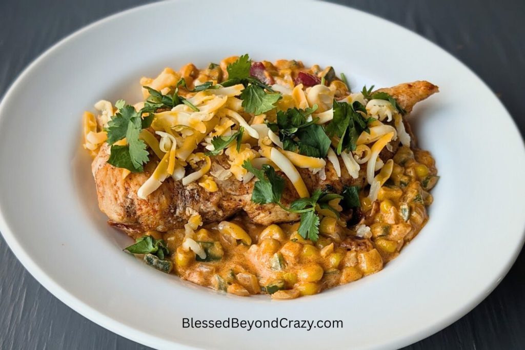 Creamed Corn and Jalapeño Popper Chicken